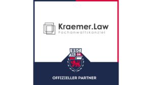 Partnerlogo Bonner SC und Kraemer.Law
